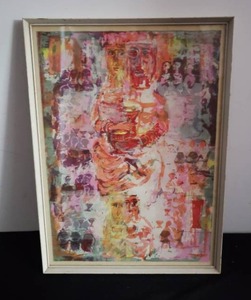 lot 3 image: At Cana of Galilee Signed Original Screen-print by Sister Mary Corita Kent