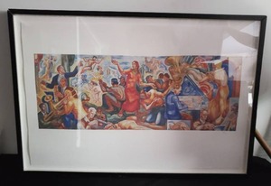 lot 2 image: American Rhythm Numbered Lithograph Print by James Daugherty