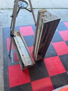 metal saw horses