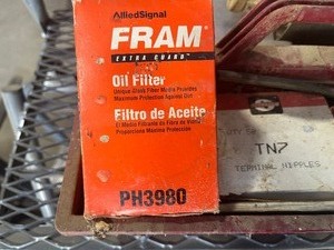 Box of Car Parts and Misc