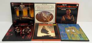 Group Of Misc. Classical Album Box Sets Including Verdi And More