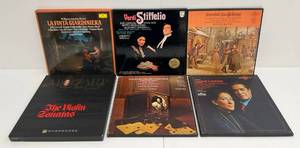 Group Of Misc. Classical Album Box Sets Including Puccini And More