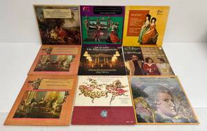 Group Of Misc. Classical Albums Including Mozart And More