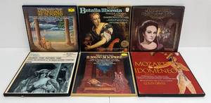 Group Of Misc. Classical Album Box Sets Including Mozart And More