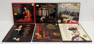 Group Of Misc. Classical Album Box Sets Including Giuseppe Verdi And More
