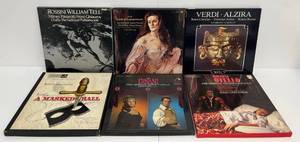 Group Of Misc. Classical Album Box Sets Including  Verdi And More