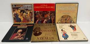 Group Of Misc. Classical Album Box Sets Including J.S. Bach And More