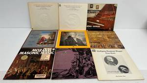 Group Of Misc. Classical Albums Including Mozart And More