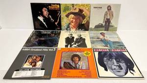 Group Of Misc. Albums Including  Abba, Beegees And More