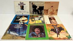 Group Of Misc. Albums Including  Hank Williams And More