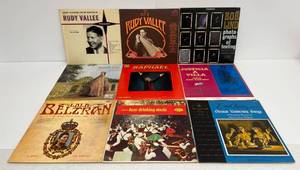 Group Of Misc. Albums Including Rudy Vallee And More