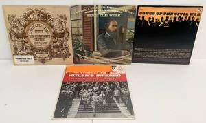 Group Of Misc. Albums Including Civil War Songs  And More