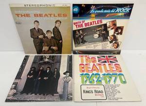 Group Of Early Beatles Albums