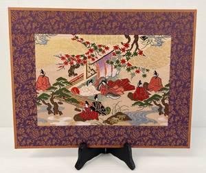 lot 54 image: Very Nice Oriental Needle Point 11 14 x 8 58 Folding Panel