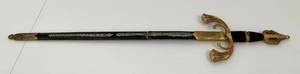 lot 75 image: Vintage Sword Made In Spain With Sheath (Sheath Is Cracked)
