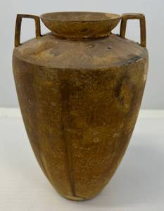 lot 166 image: Very Old Brass Vessel With Patina 7 12 x 5