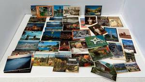 lot 234 image: Large Group Of Vintage Misc. Postcards