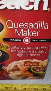 lot 17 image: Quesadilla Maker In Box Hamilton Beach