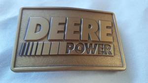 lot 40 image: John Deere Belt Buckle Deere Power