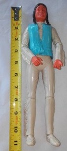 lot 42 image: Vintage Native American Female Action Figure.