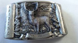 lot 109 image: Belt Buckle Arizona Wildlife 1985
