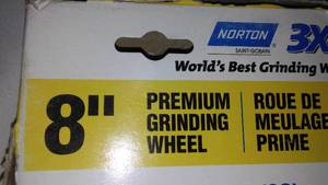 lot 130 image: Norton 8 in.  Grinding Wheel  Premium 3X Life.