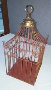 lot 131 image: IndoorOutdoor Decorative Bird Cage
