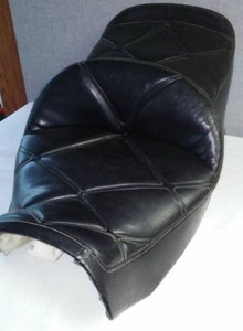 lot 132 image: Motorcycle Seat  Leather.