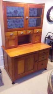 lot 51B image: Hoosier Style Cabinet.