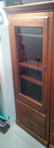 lot 137A image: Media Storage Display Cabinet (L side) 