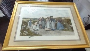 lot 15D image: Berry Pickers Framed Print.