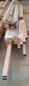 Maple Spindles and Balusters, Large Lot.