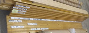 (2) Vintage Scheduling Boards