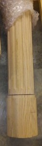 Red Oak Fluted Column