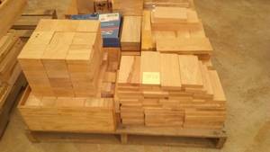 Large Lot of Rosette and Plinth Block Blanks