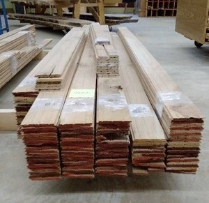 Rustic Butternut Beaded Wainscot