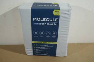 NEW Molecule Arctic Lux 4 Piece Sheet Set - King