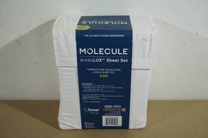 NEW Molecule Arctic Lux 4 Piece Sheet Set - King