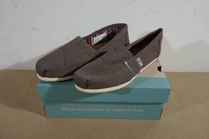 NEW Toms Alpargata Ash Canvas Shoes - Womens 6