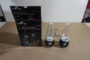 BeFree Wireless Multimedia LED Dancing Water Bluetooth Speakers