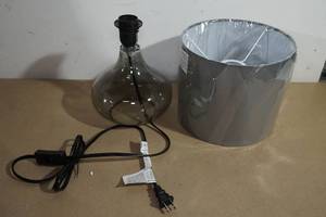 NEW Glass Base Table Lamp