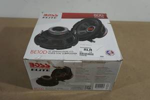 Boss Elite 10 Dual 4 Ohm Voice Coil Subwoofer