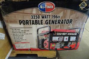 All Power 3250 Watt Gas Generator - Dented