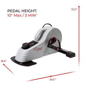 Sunny Health and Fitness Under Desk Magnetic Cycle