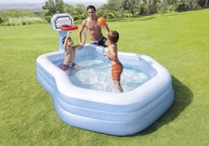 Intex Swim Center Shootin Hoops Inflatable Pool