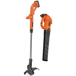Black and Decker 20V Lithium Ion Cordless String Trimmer and Blower