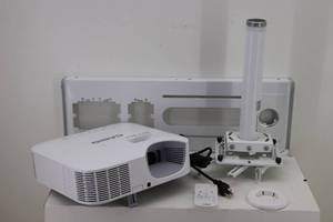 Casio XJ-F100W DLP HDMI Projector, Chief Mounting Bracket and False Ceiling Bracket.