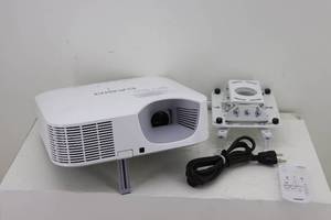 Casio XJ-F100W DLP HDMI Projector and Mounting Bracket