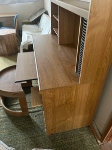 Desk with stool
