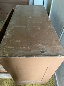 old wood dresser  would be very cool restored